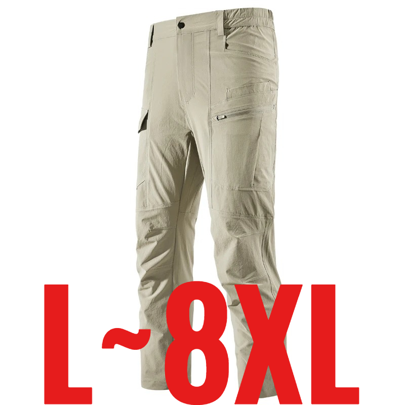 Plus Size 8XL Men's Casual Pan - Fishing Pants Waterproof avaliação e preço