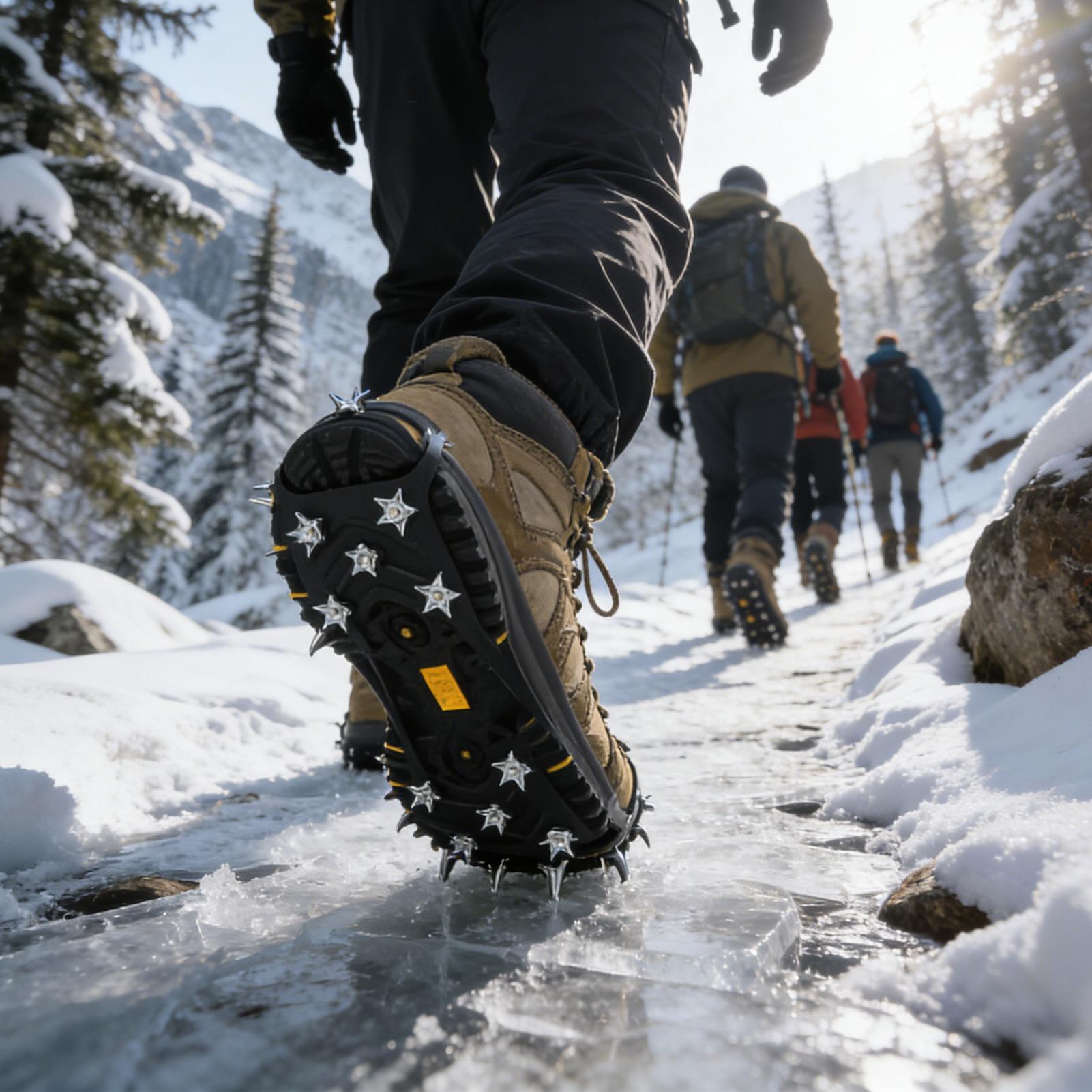 Ice Traction Cleats 8-Spikes A - Fishing Boots avaliação e preço