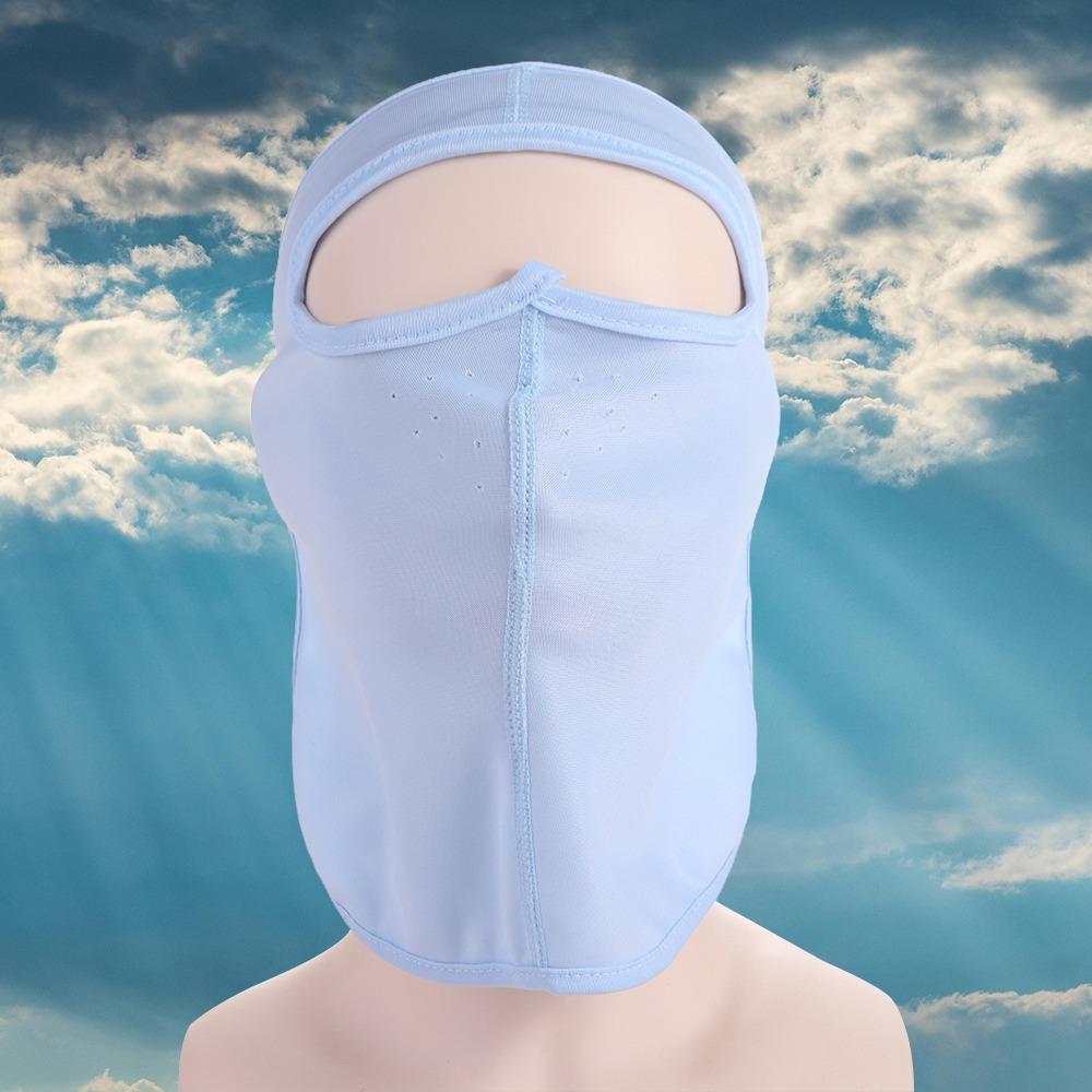 Solid Color Sun Protection Fac - Fishing Mask Sun Protection avaliação e preço