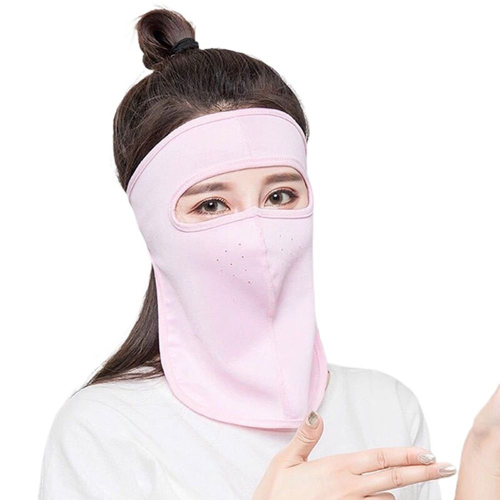 Solid Color Sun Protection Fac - Fishing Mask Sun Protection avaliação e preço