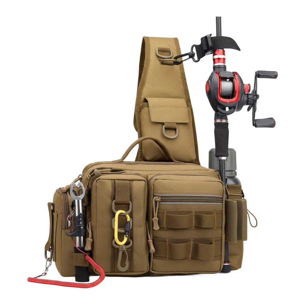 Fishing Backpack with Rod Hold - Fishing Backpack avaliação e preço