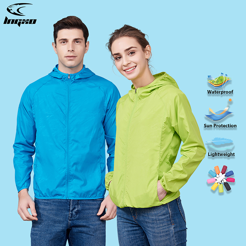 LNGXO Unisex Hiking Jacket Men - Fishing Rain Suit avaliação e preço