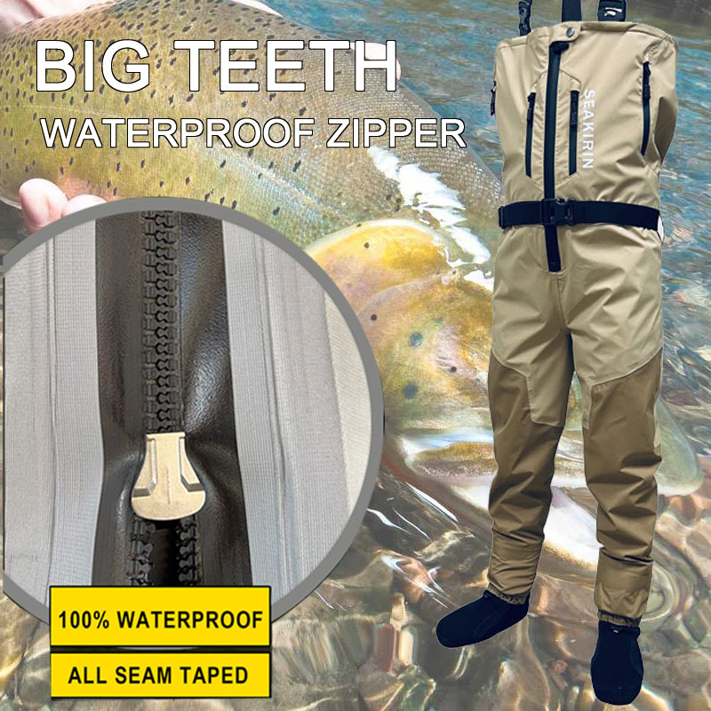 Zip-front Breathable Stout Che - Fishing Waders avaliação e preço