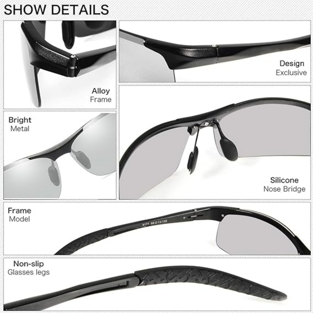 1 pcs Polarized Sunglasses Men - Fishing Sunglasses Polarized avaliação e preço