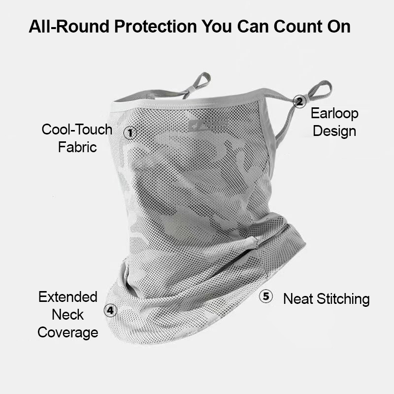 Neck Gaiter UV Protection Face - Fishing Mask Sun Protection avaliação e preço