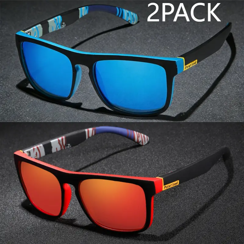2PCS Fashion Sports Sunglasses - Fishing Sunglasses Polarized avaliação e preço