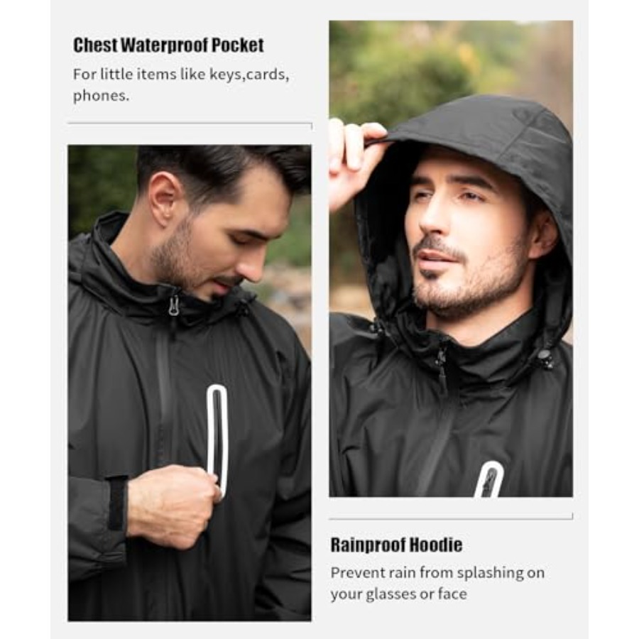 Men's Waterproof Golf Rain Sui - Fishing Rain Suit avaliação e preço