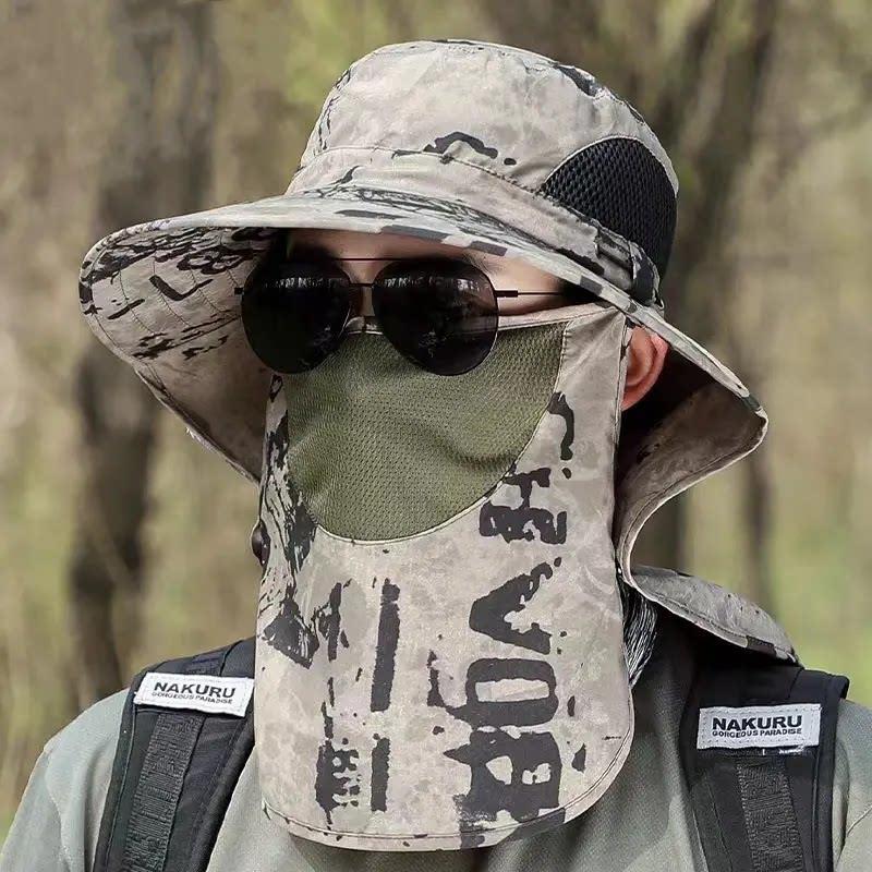 Outdoor Fishing Hat Men's UV P - Fishing Hat avaliação e preço
