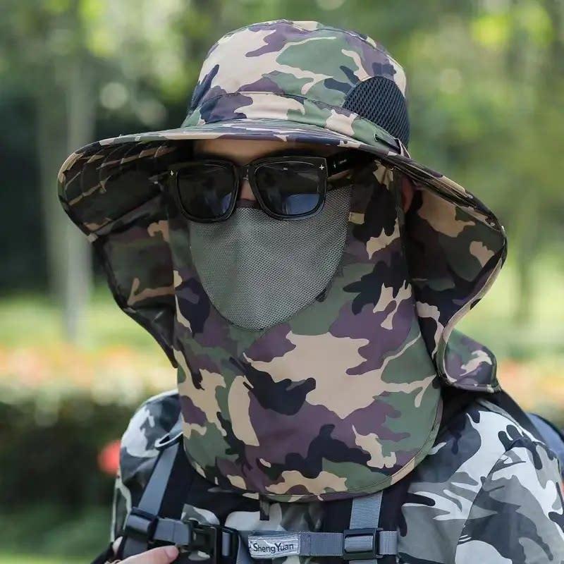 Outdoor Fishing Hat Men's UV P - Fishing Hat avaliação e preço