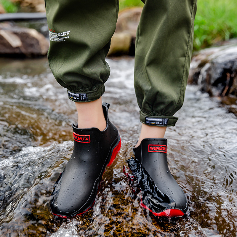 Fashion Rain Shoes Outdoor Wat - Fishing Boots avaliação e preço