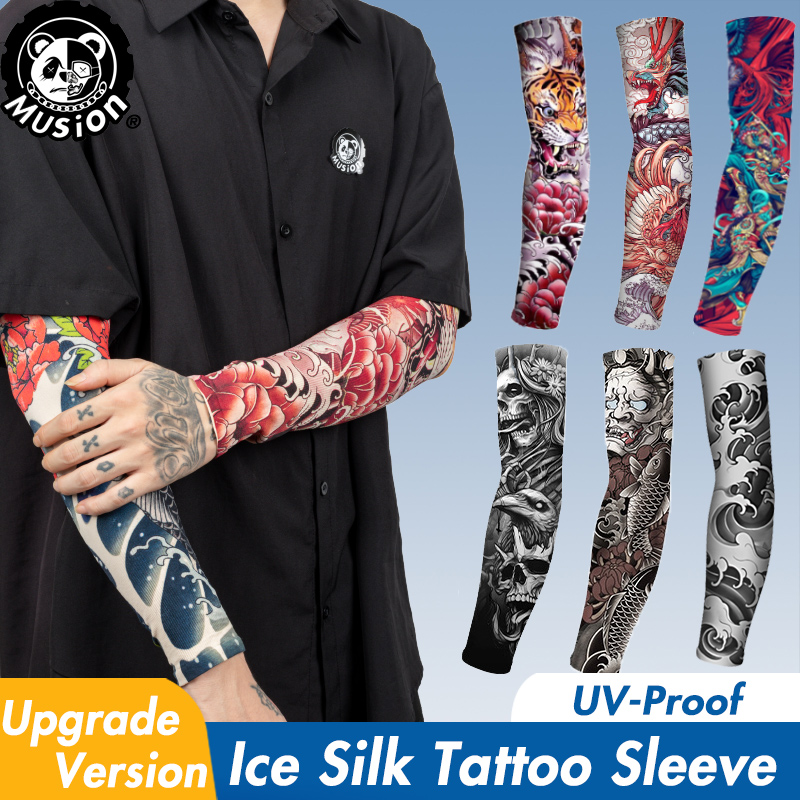Musion New Seamless Tattoo Sle - Fishing Socks avaliação e preço