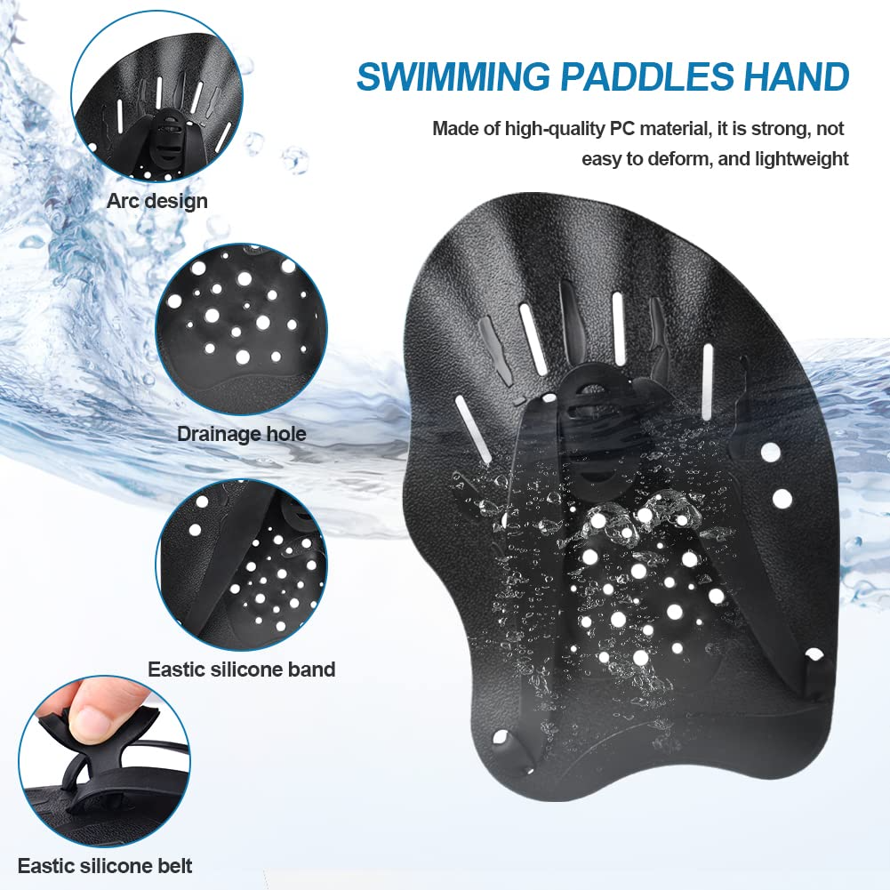 Adjustable Swimming Hand Paddl - Fishing Gloves avaliação e preço