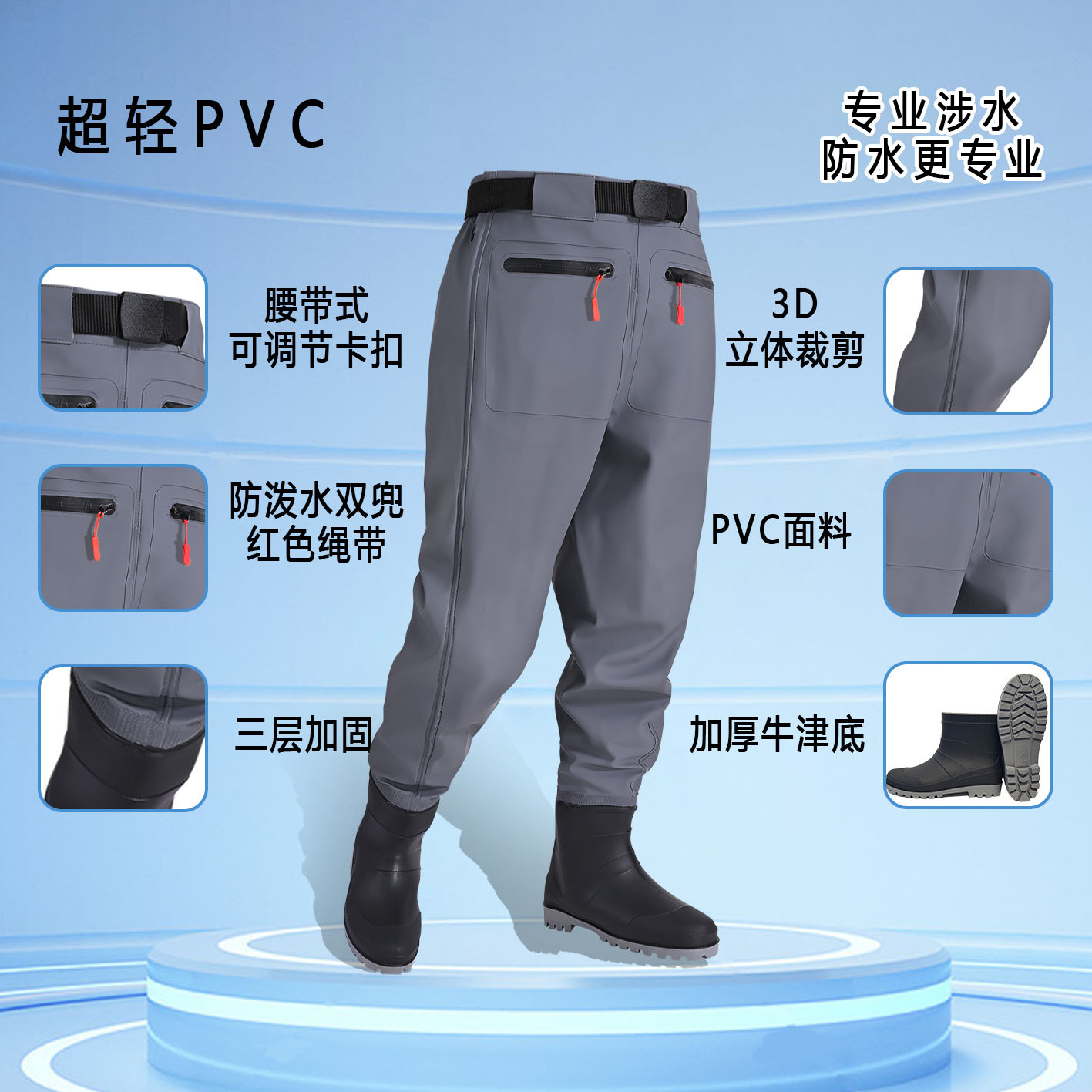 Men's Waterproof Fishing Wadin - Fishing Waders avaliação e preço