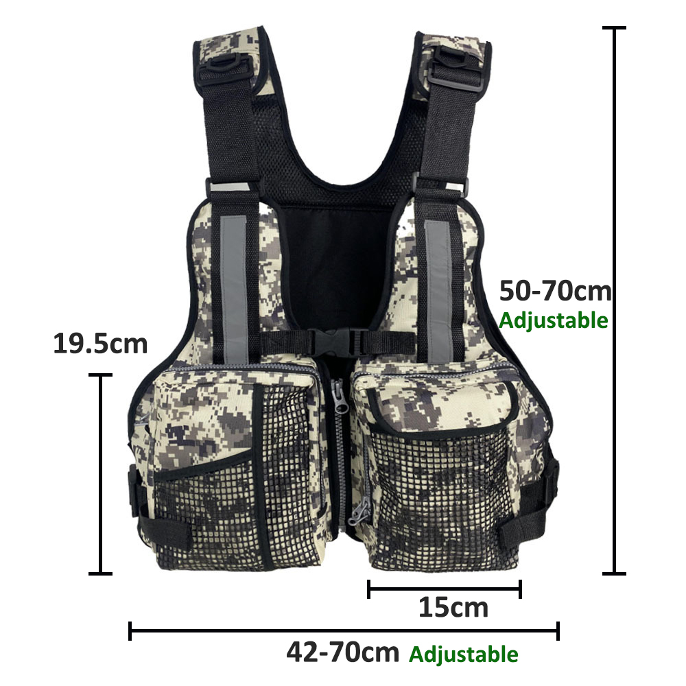 Outdoor Fishing Vest with Mult - Fishing Vest avaliação e preço