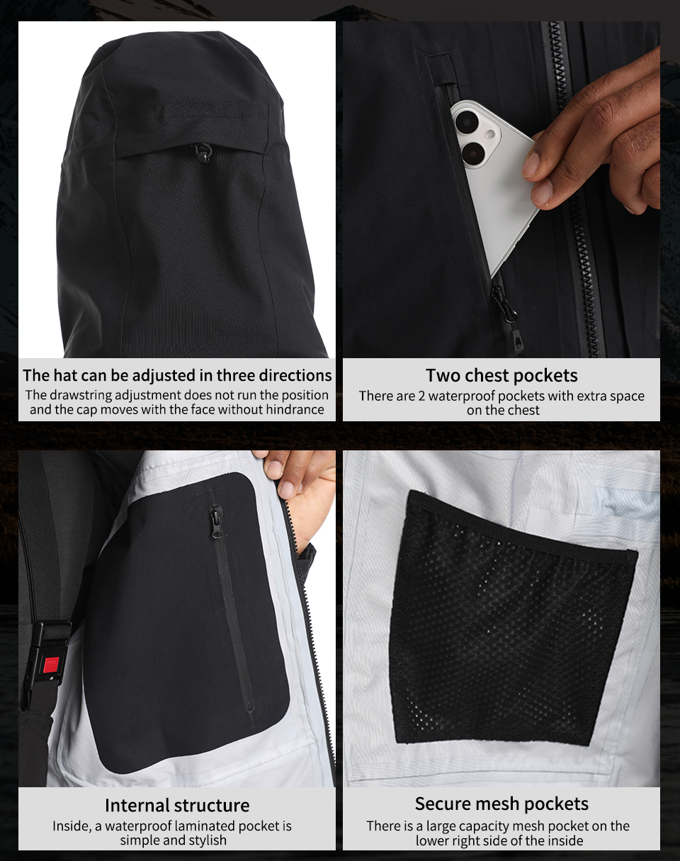 Men's Waterproof Sports Jacket - Fishing Jacket Waterproof avaliação e preço
