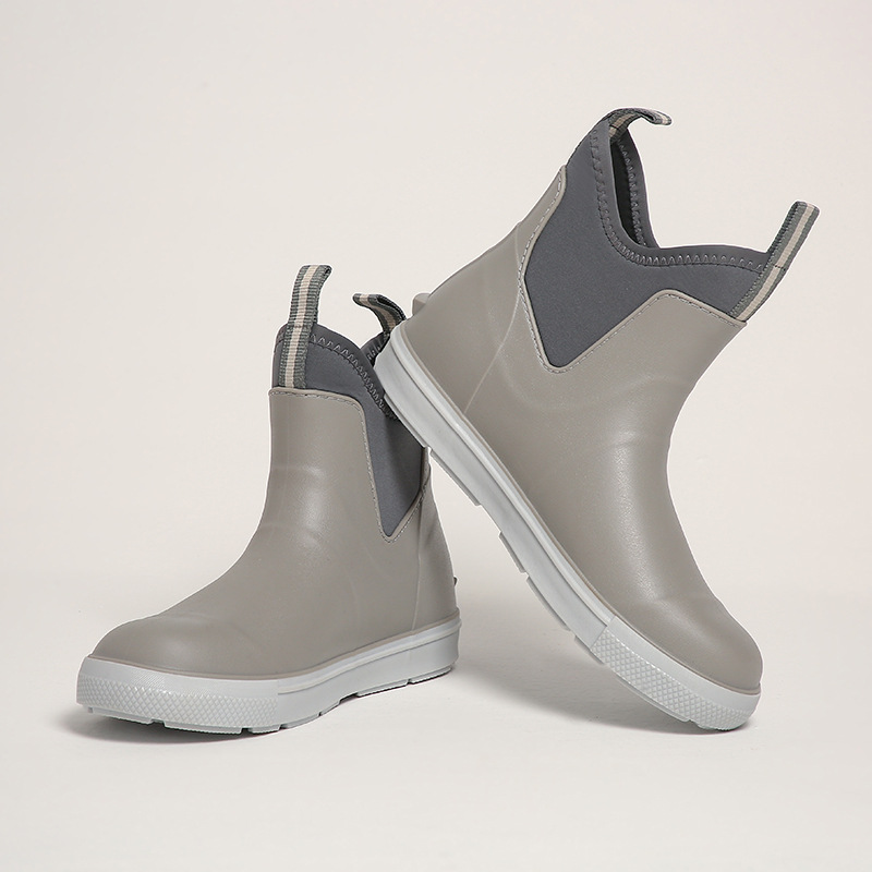 Men's Rain Shoes Short Outdoor - Fishing Boots avaliação e preço