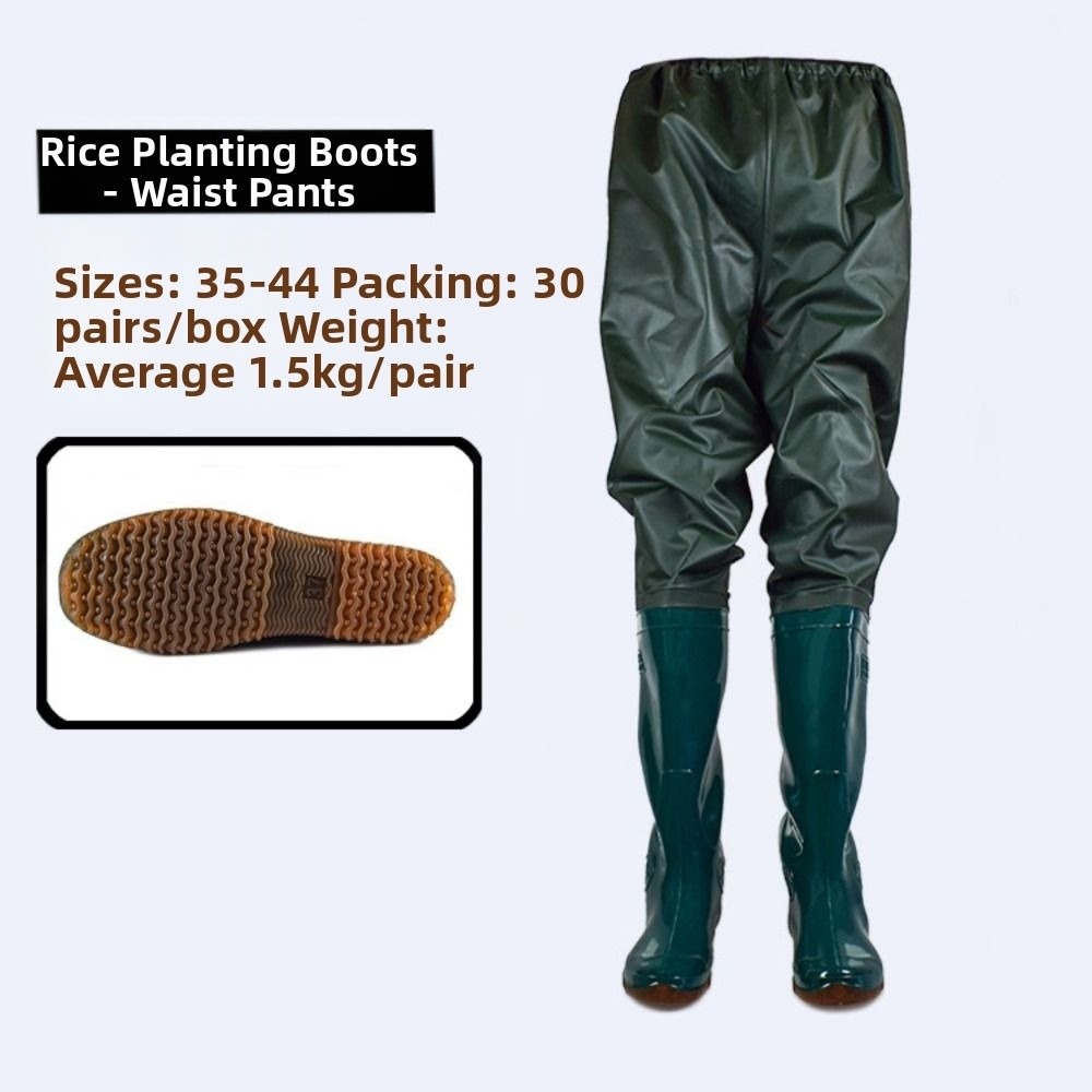 New Plastic PVC Transplant Pan - Fishing Pants Waterproof avaliação e preço