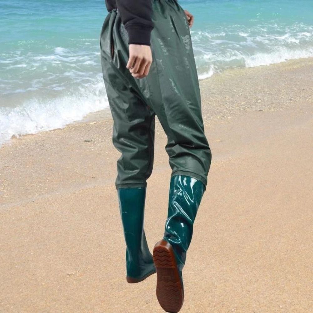 New Plastic PVC Transplant Pan - Fishing Pants Waterproof avaliação e preço
