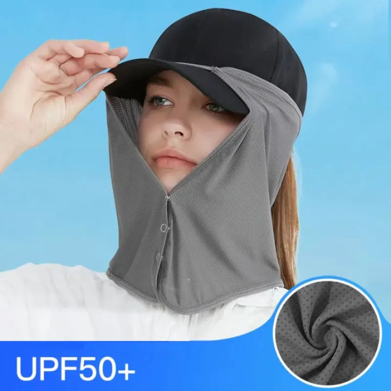 Quick Drying Fishing Cap Face  - Fishing Mask Sun Protection avaliação e preço