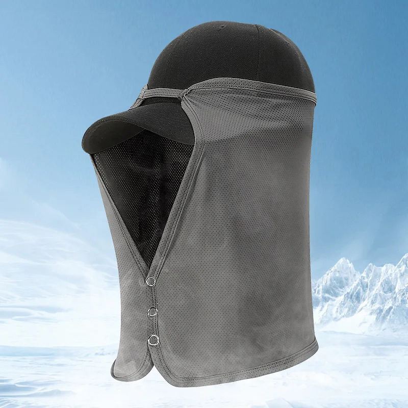 Quick Drying Fishing Cap Face  - Fishing Mask Sun Protection avaliação e preço