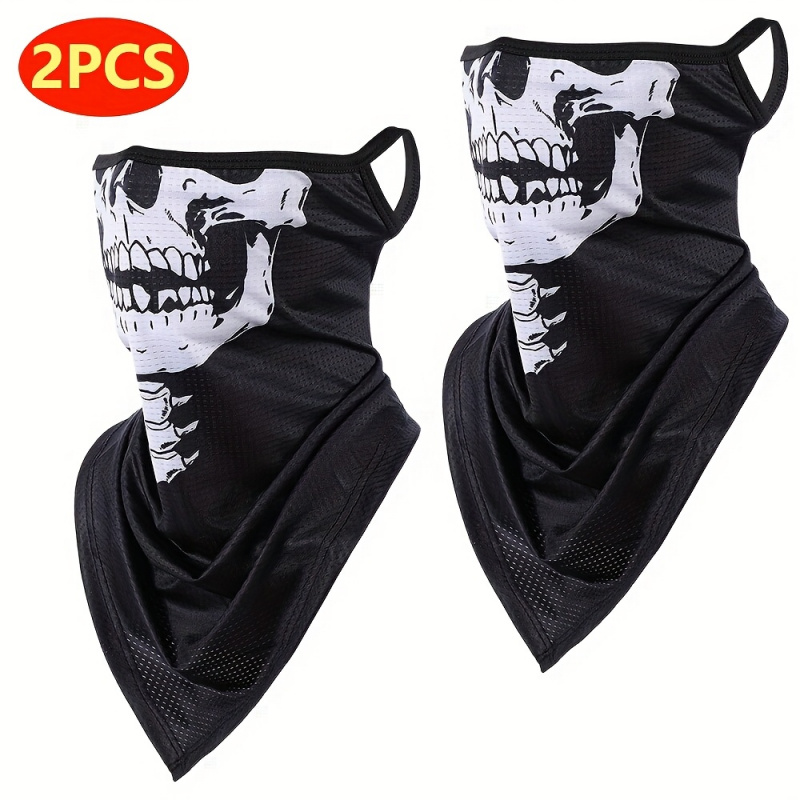 2-Pack, Men's Gothic Mask and  - Fishing Mask Sun Protection avaliação e preço