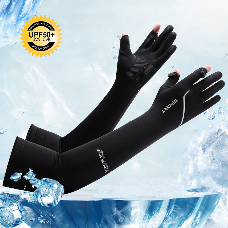 Sun Protection Long Arm Sleeve - Fishing Gloves avaliação e preço