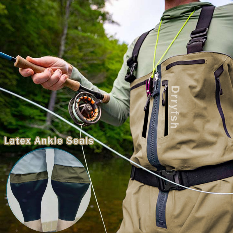 Zippered Waterproof Wader With - Fishing Waders avaliação e preço
