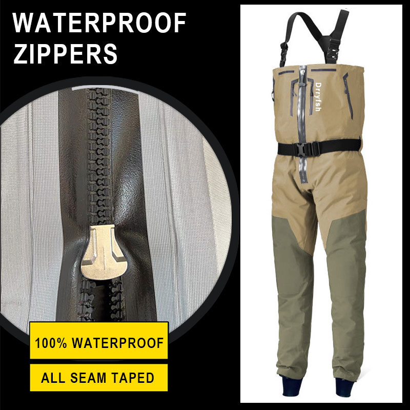 Zippered Waterproof Wader With - Fishing Waders avaliação e preço