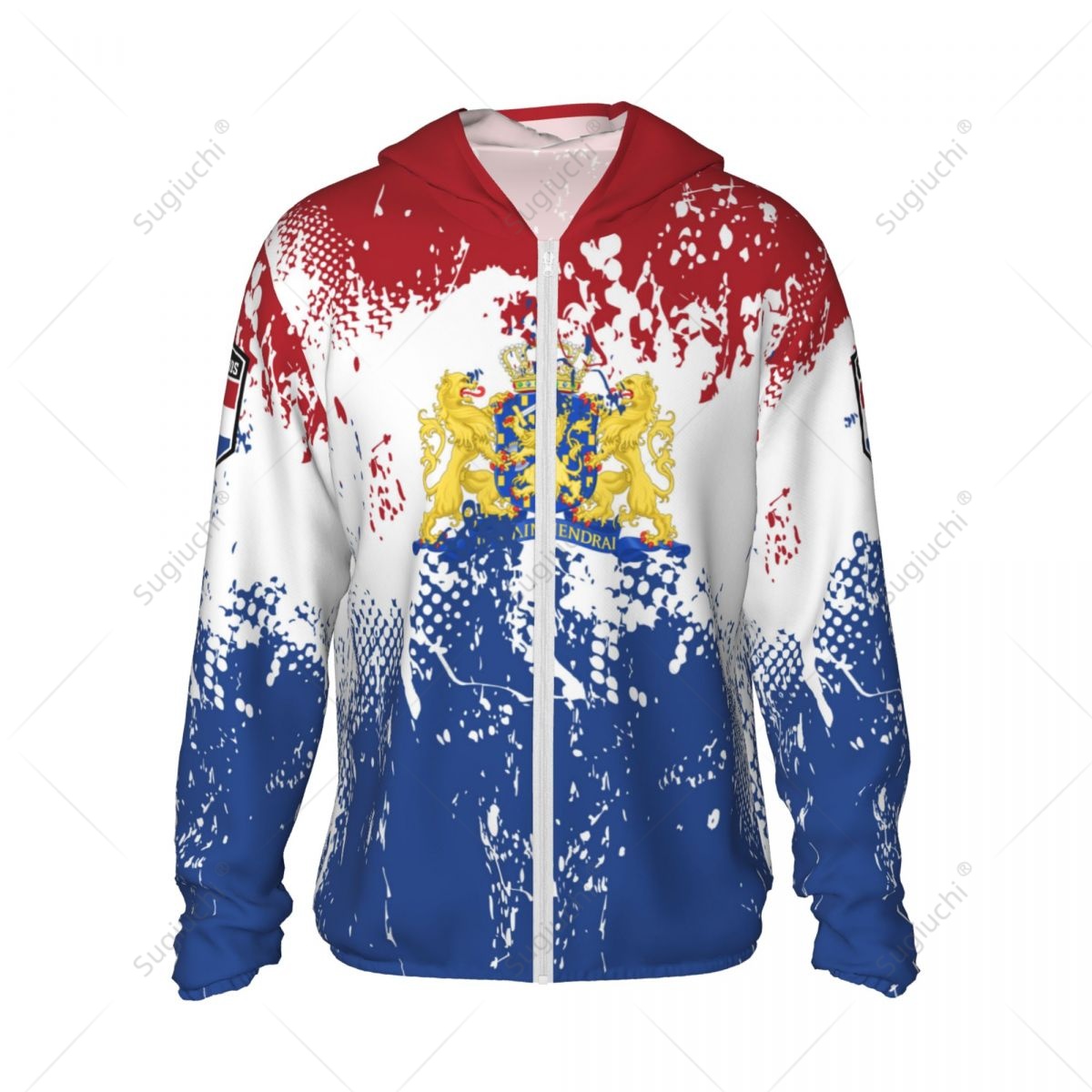 Netherlands Flag Sun Protectio - Fishing Hoodie avaliação e preço