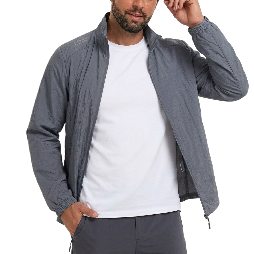 Mens UPF50+ Performance Sunscr - Fishing Jacket Waterproof avaliação e preço