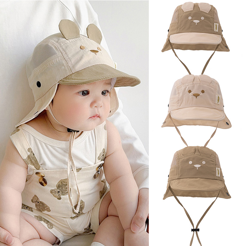 Boys Girls Neck Protection Kid - Fishing Hat avaliação e preço