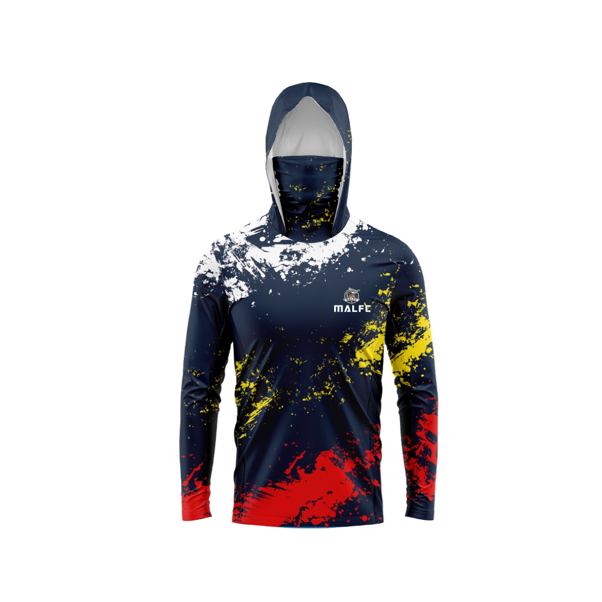 MALFC Men Hood Fishing Shirt l - Fishing Shirt Uv Protection avaliação e preço