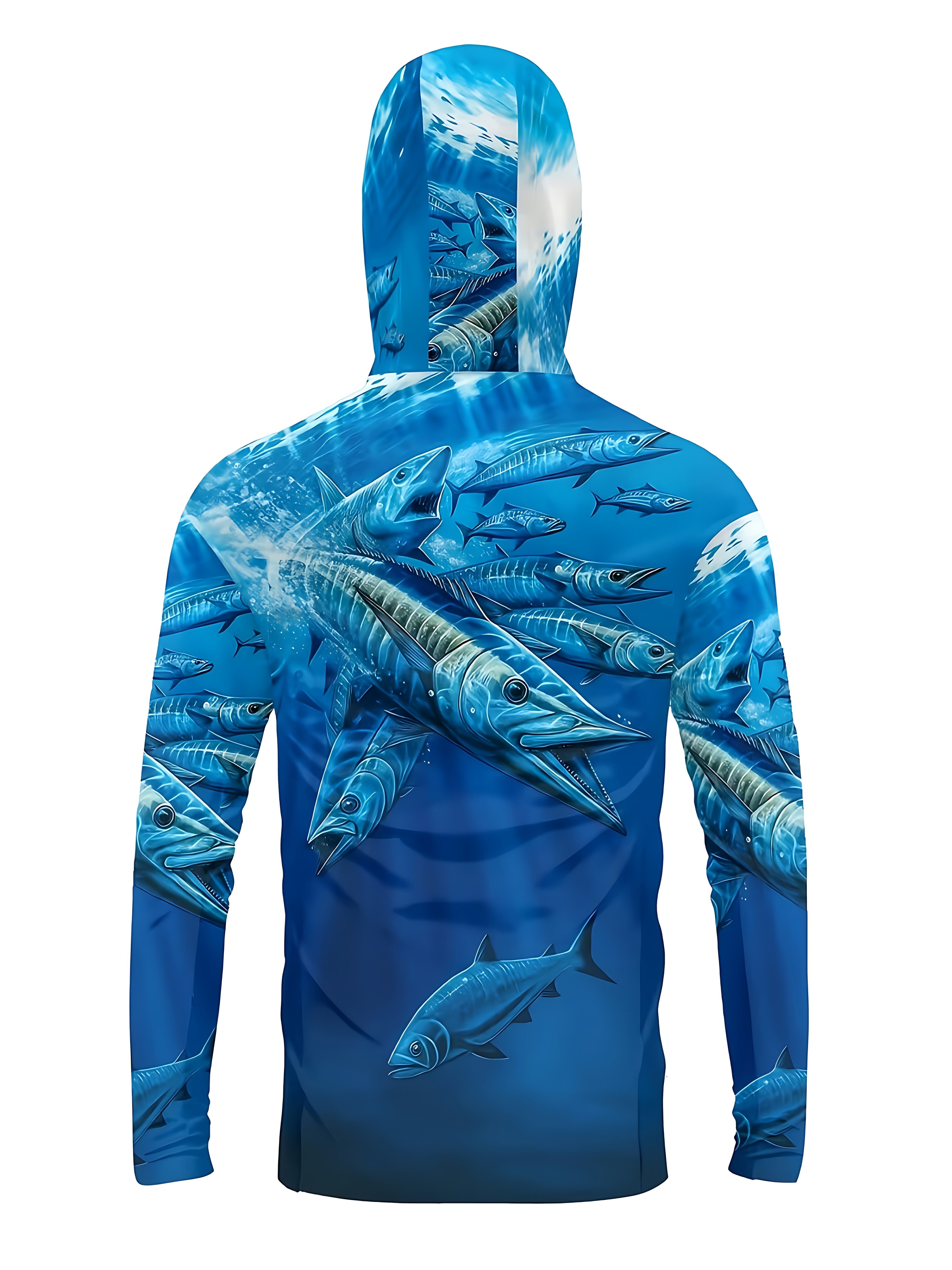 Fishing Shirt Hooded Men Fishi - Fishing Mask Sun Protection avaliação e preço
