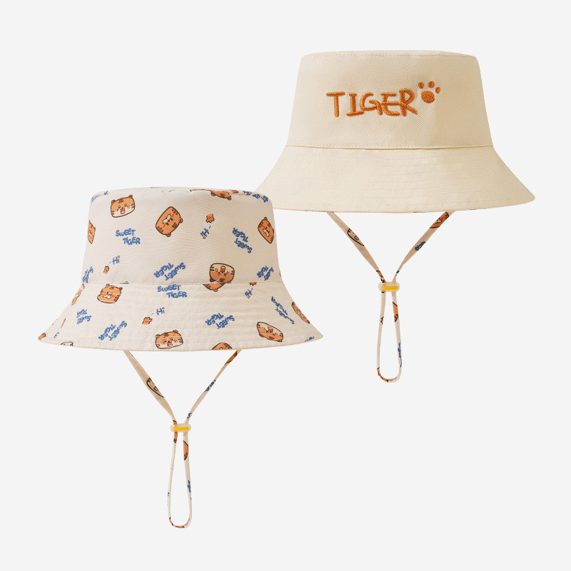 Letter Embroidered Baby Bucket - Fishing Hat avaliação e preço