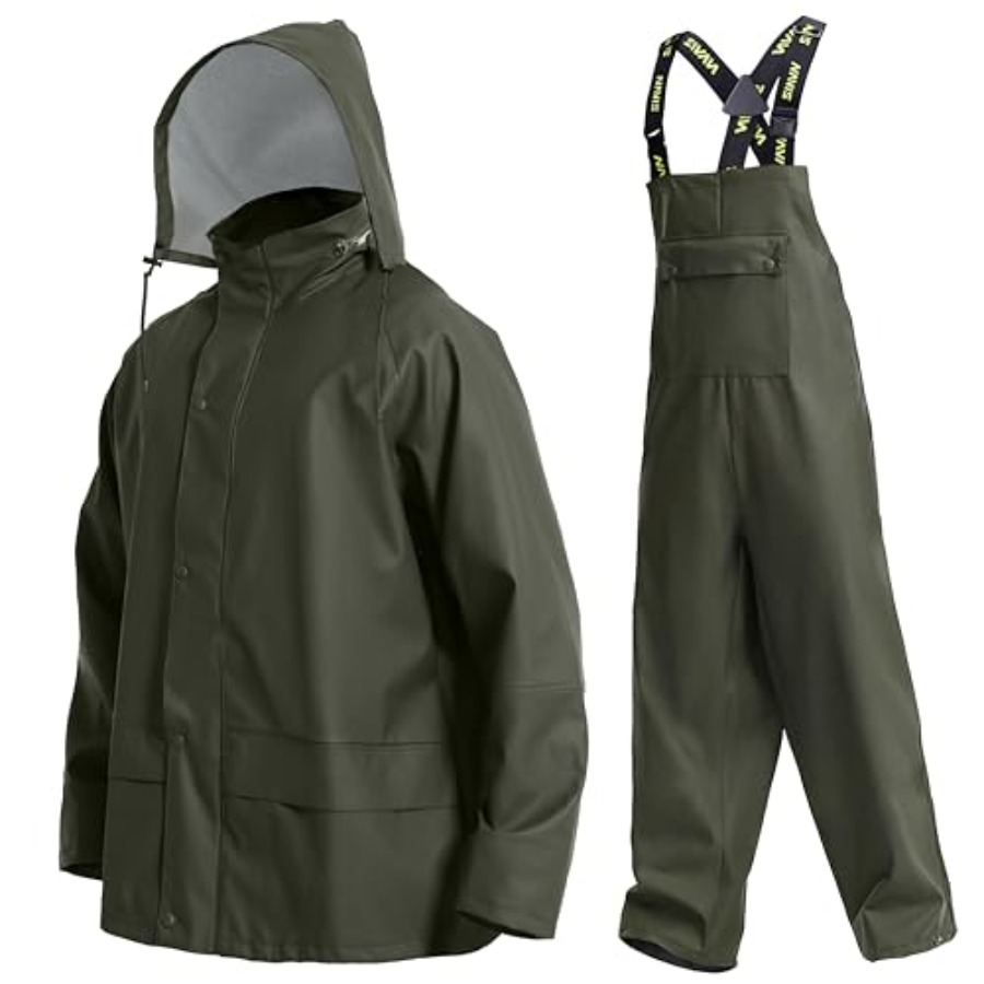 Mens PRO Workwear 3-Piece Wate - Fishing Rain Suit avaliação e preço