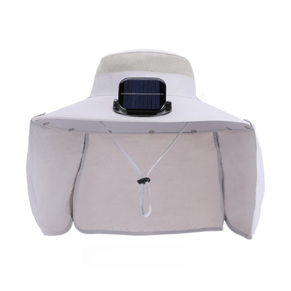 New UPF50+ Solar Fan Hat with  - Fishing Hat avaliação e preço