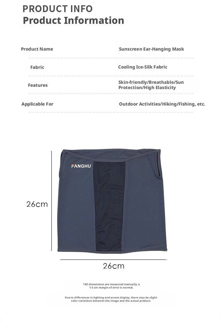 1 piece of summer ice silk ant - Fishing Mask Sun Protection avaliação e preço