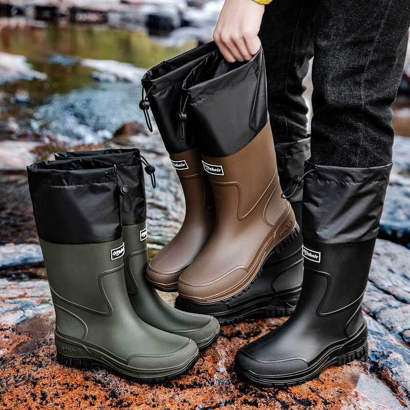 Men's Waterproof Fishing Deliv - Fishing Boots avaliação e preço