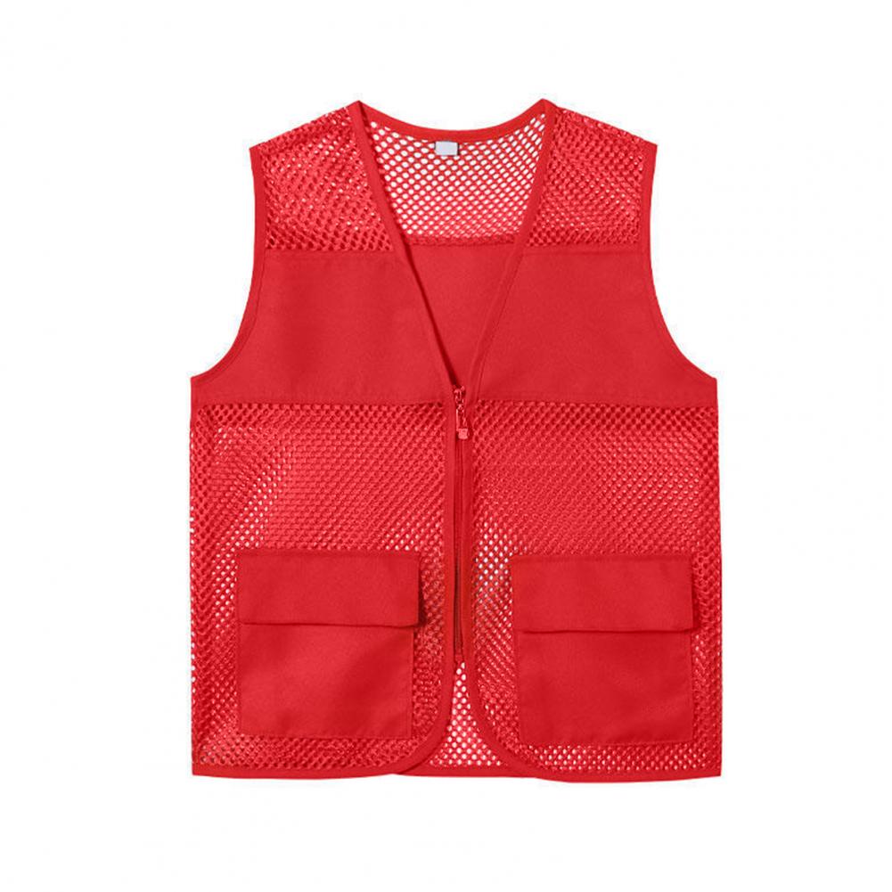 Fishing Vest Hollow Out Zipper - Fishing Vest avaliação e preço