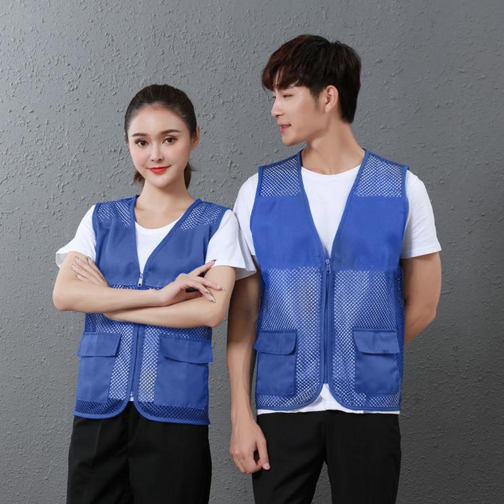 Fishing Vest Hollow Out Zipper - Fishing Vest avaliação e preço