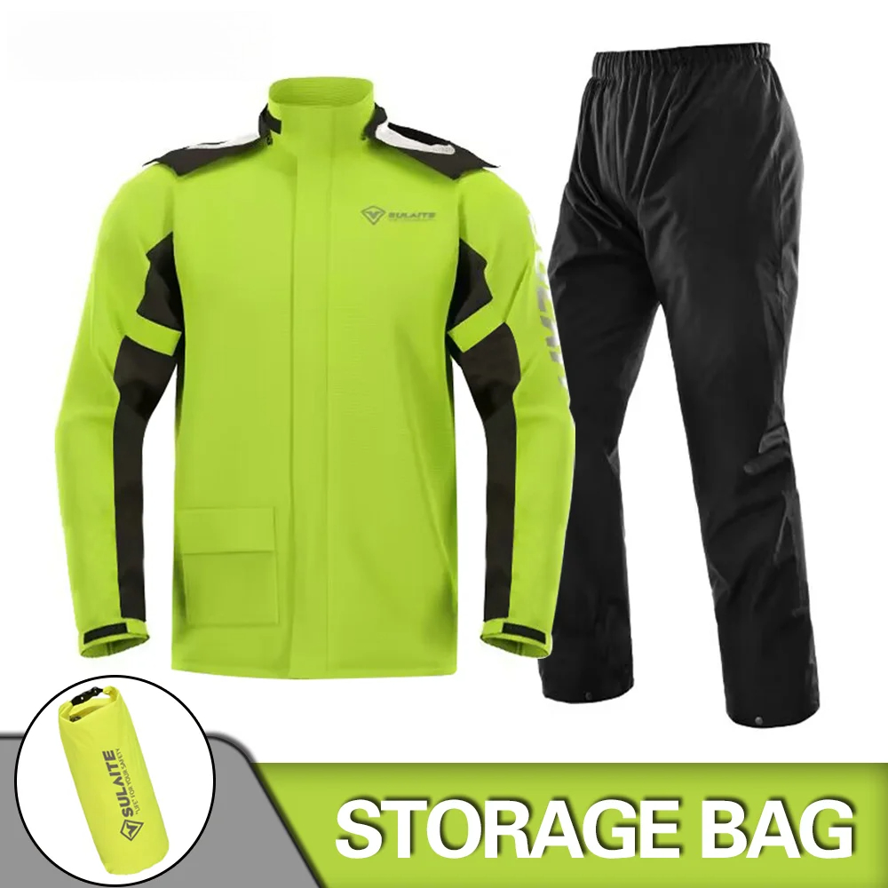 Motorcycle Raincoat Suit Rains - Fishing Rain Suit avaliação e preço