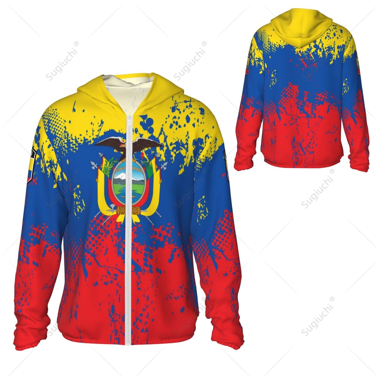 Ecuador Flag Sun Protection Ho - Fishing Hoodie avaliação e preço