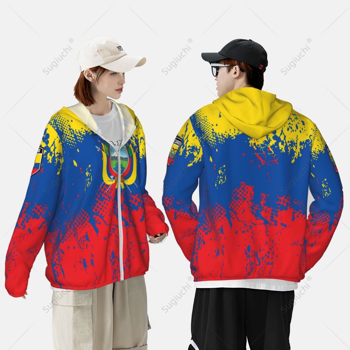 Ecuador Flag Sun Protection Ho - Fishing Hoodie avaliação e preço