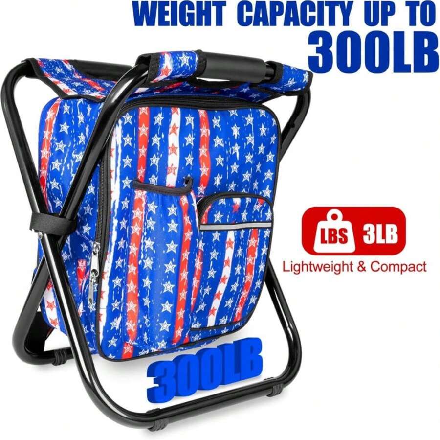 Portable Backpack Stool Foldin - Fishing Backpack avaliação e preço
