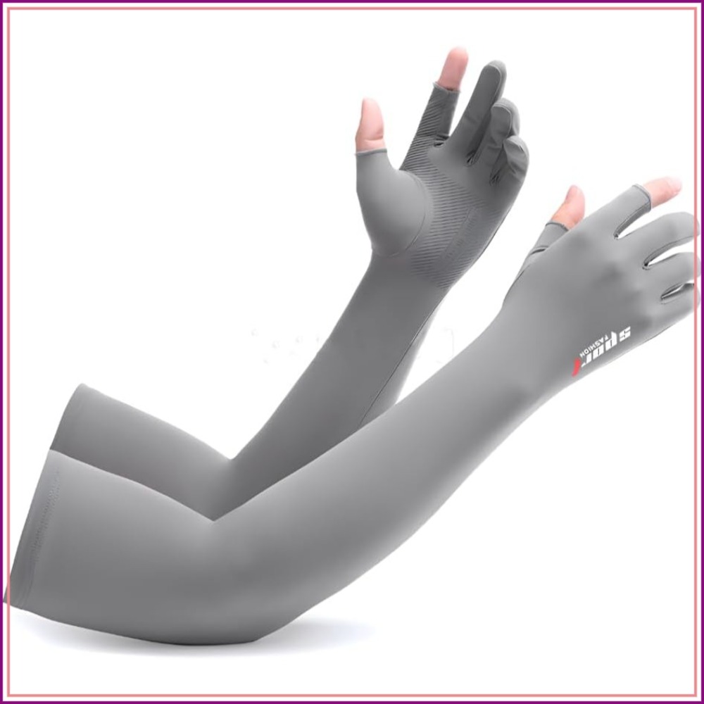 UV Protection Armsleeves with  - Fishing Gloves avaliação e preço