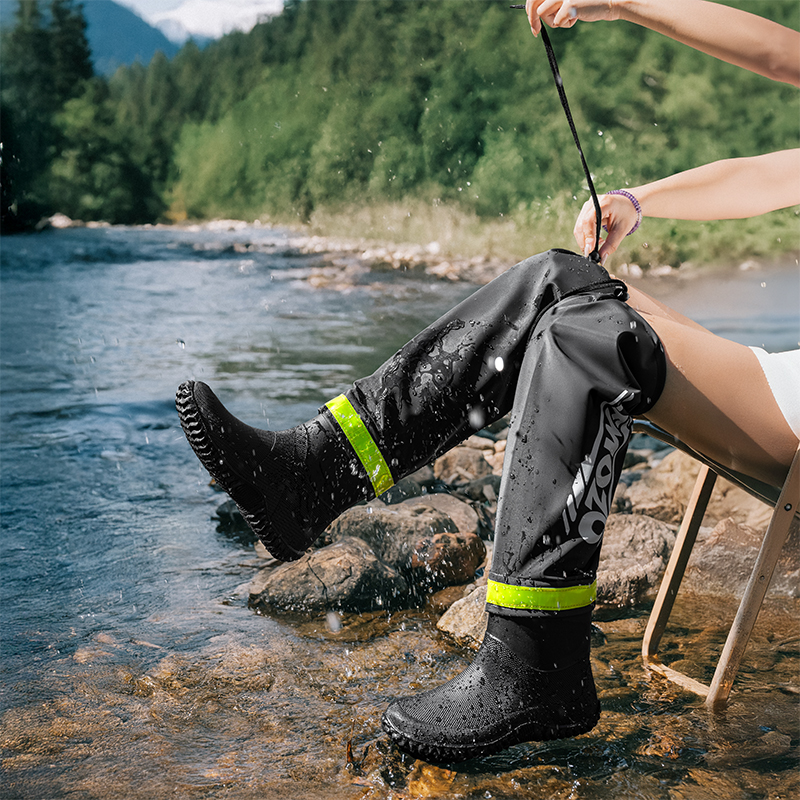 Foldable Outdoor High-top Rain - Fishing Boots avaliação e preço