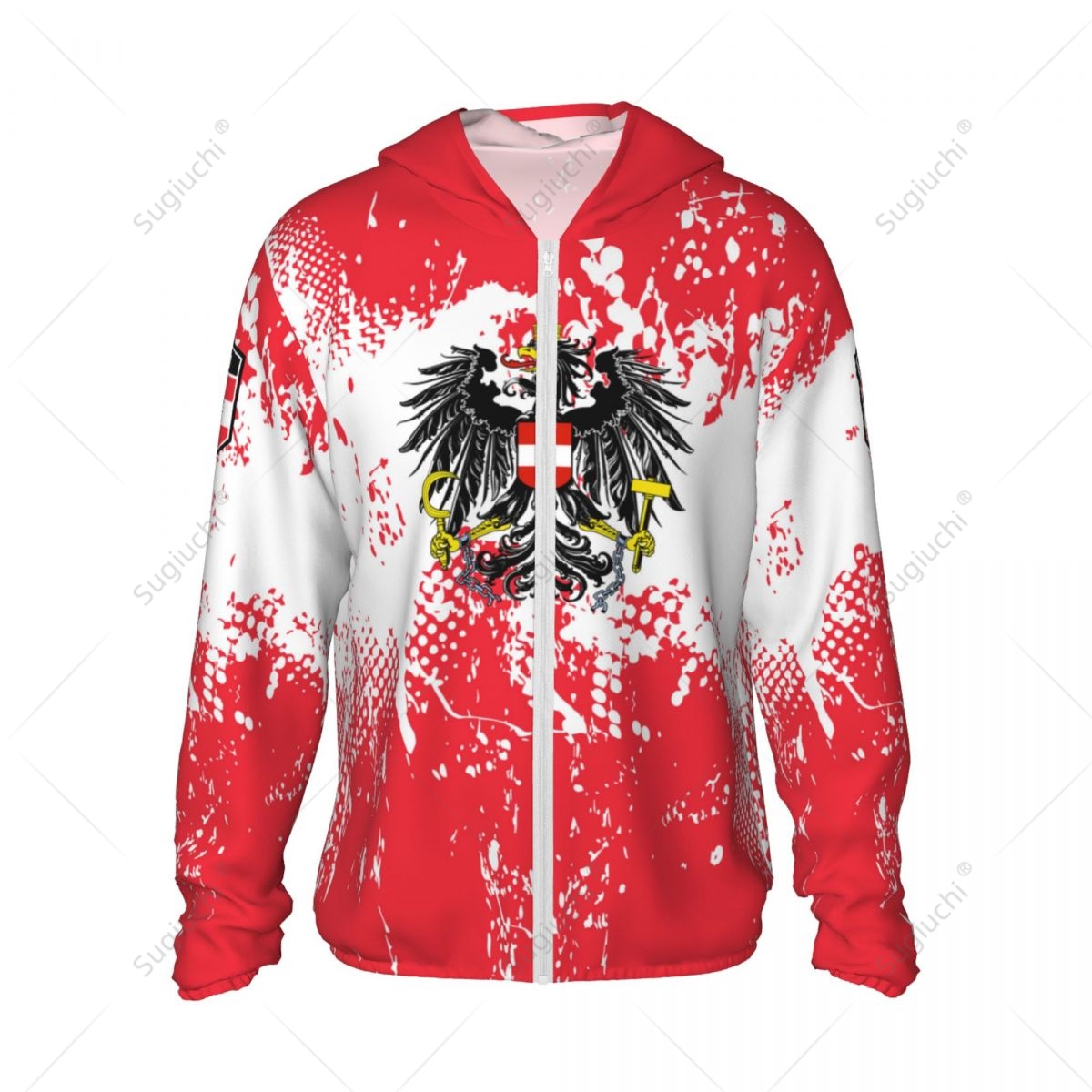 Austria Flag Sun Protection Ho - Fishing Hoodie avaliação e preço