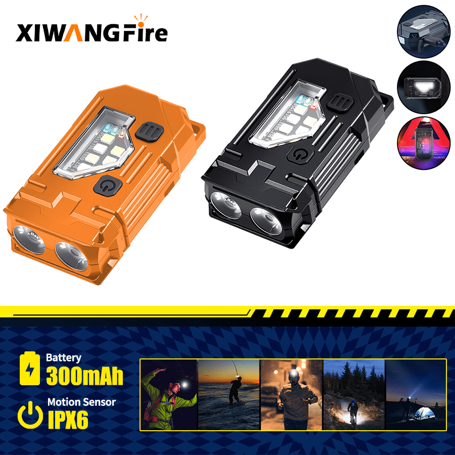 Mini Keychain EDC Flashlight - - Fishing Hat avaliação e preço