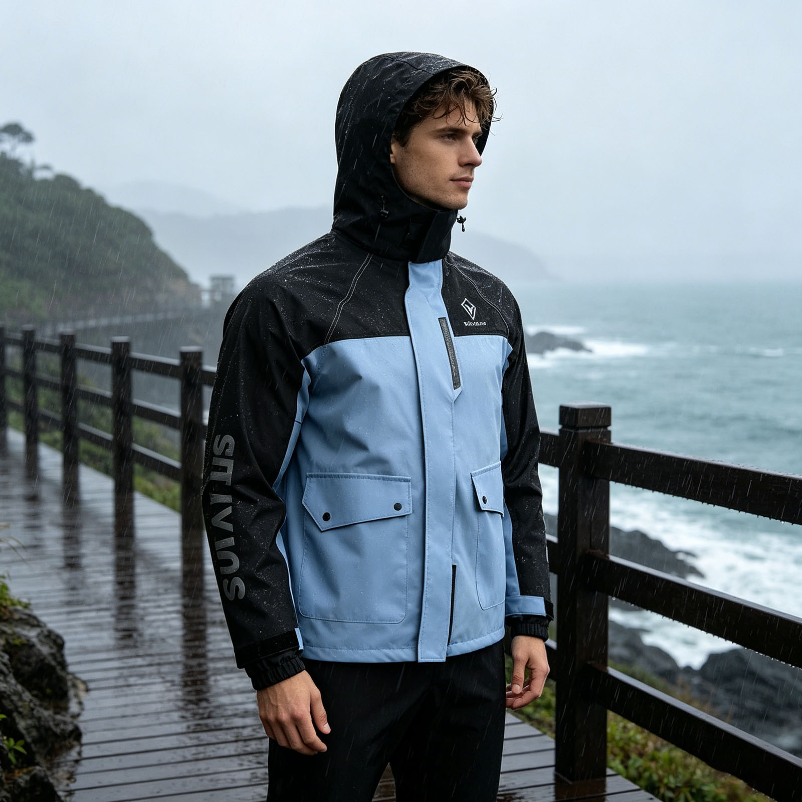Motorcycle Rain Suit for Men & - Fishing Rain Suit avaliação e preço