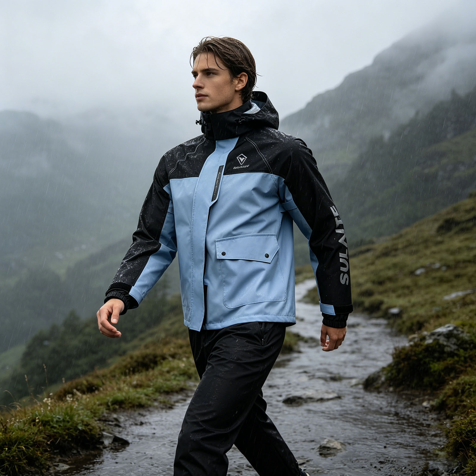 Motorcycle Rain Suit for Men & - Fishing Rain Suit avaliação e preço